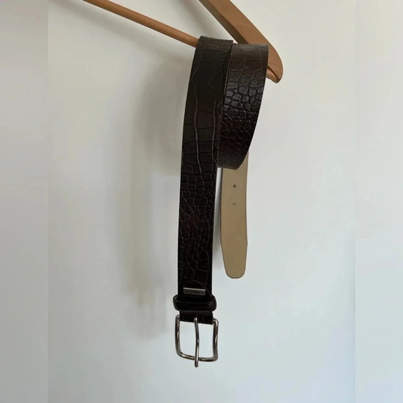 Lindenmann Genuine Leather Brown Men’s Belt – OS - Picture 2 of 8